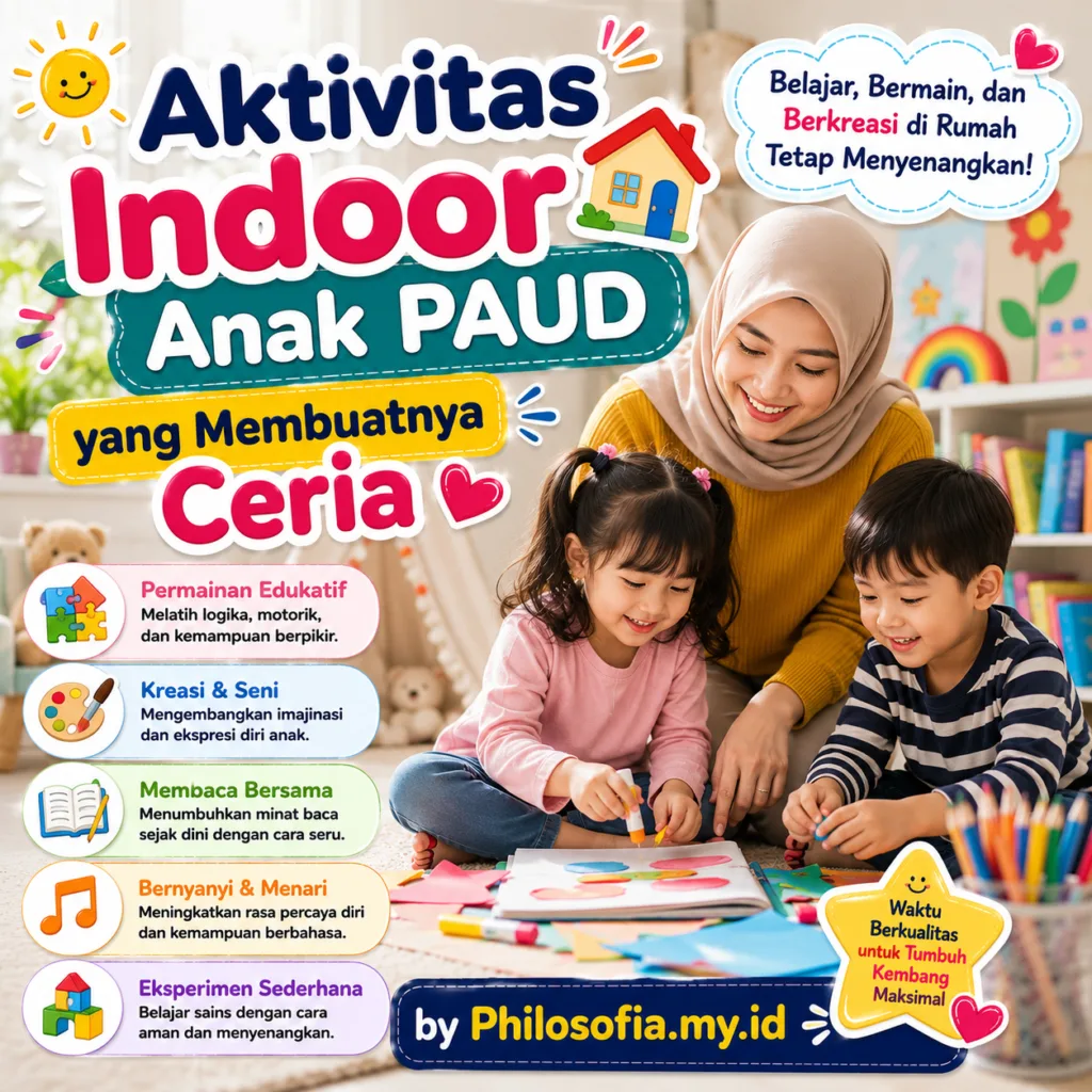 Aktivitas Indoor Anak PAUD yang Membuatnya Ceria