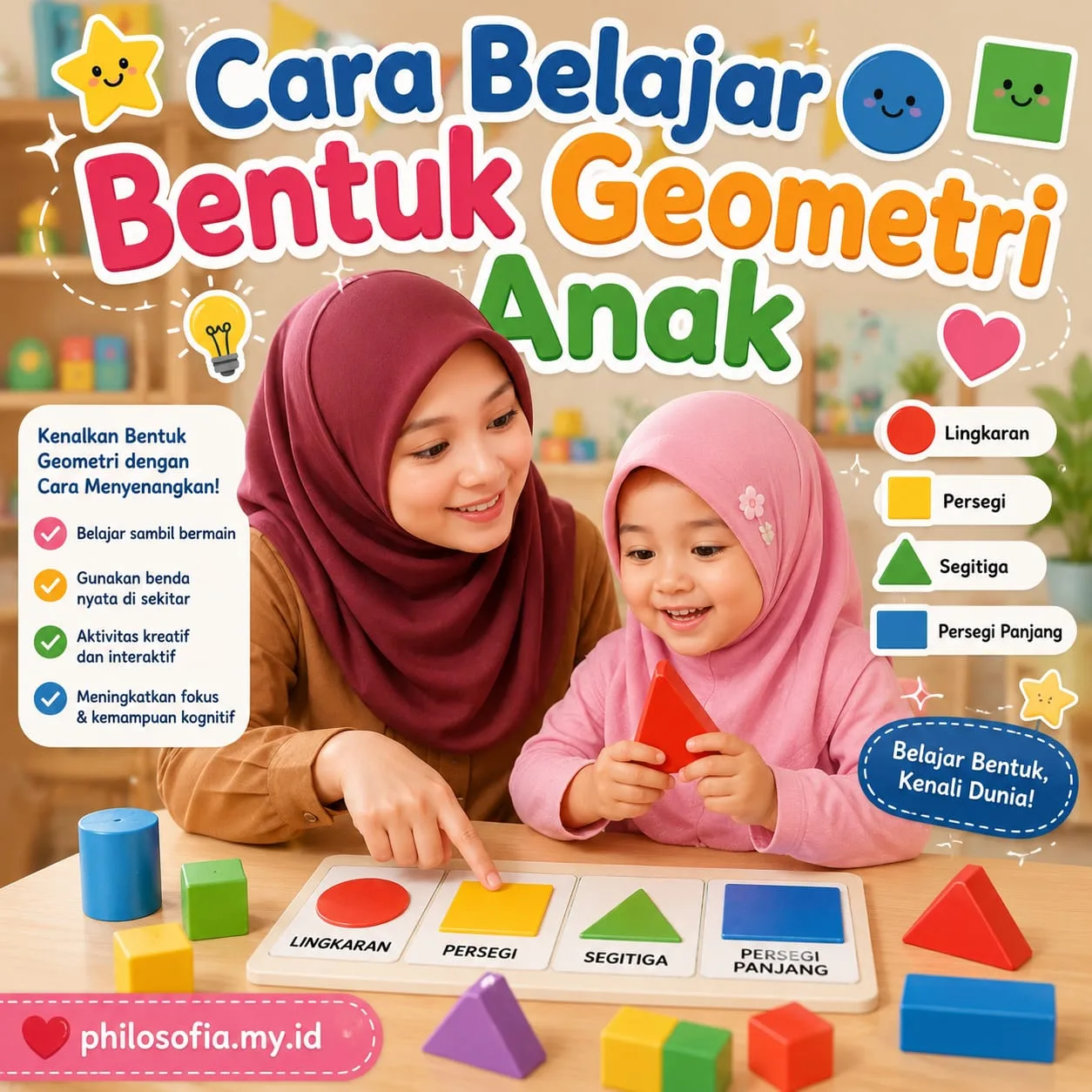 Cara Belajar Geometri Anak