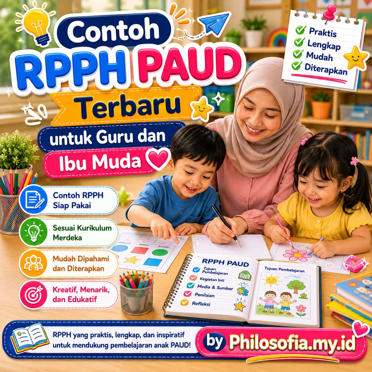 Contoh Rpph Paud Terbaru untuk Guru dan Ibu Muda