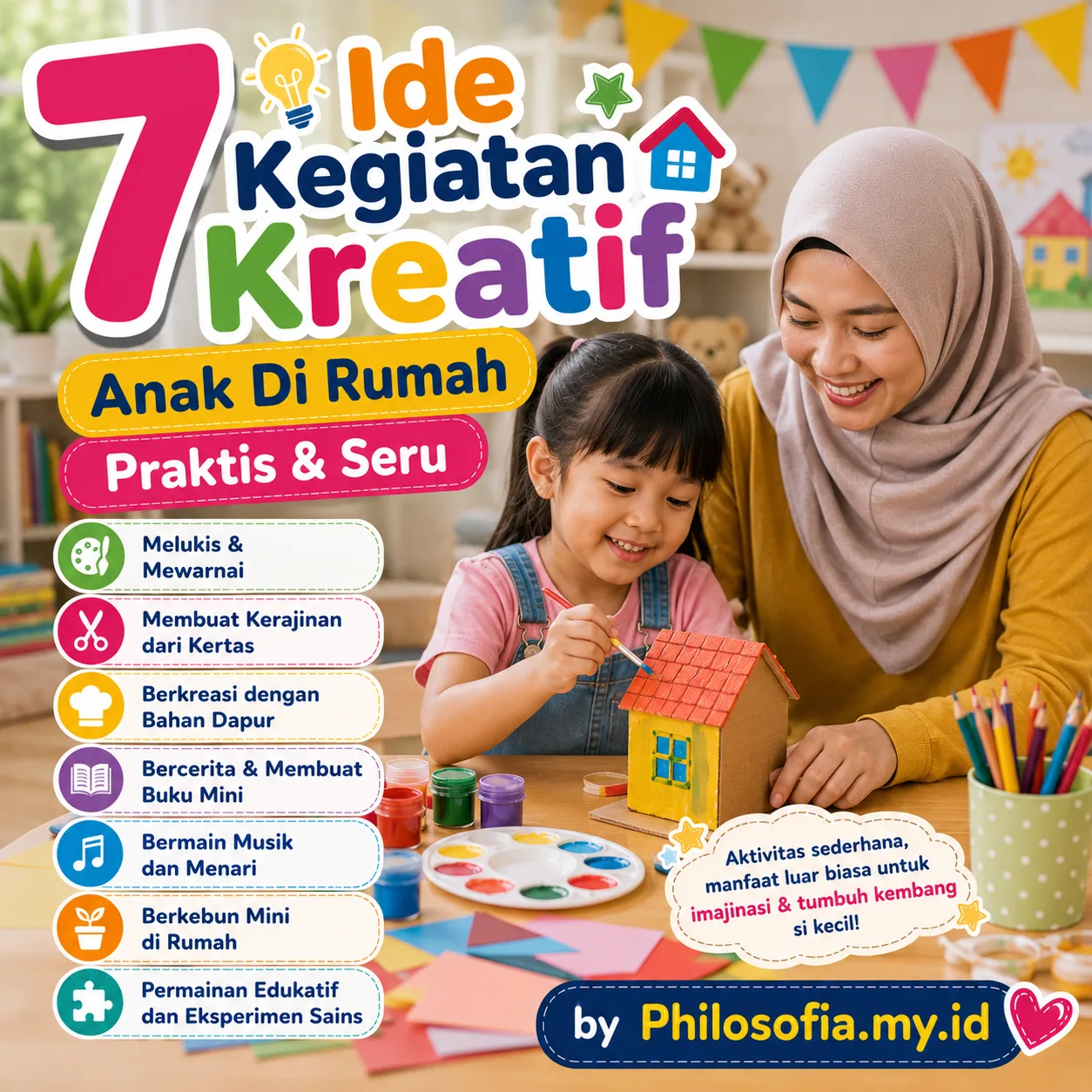Kegiatan Anak Kreatif di Rumah