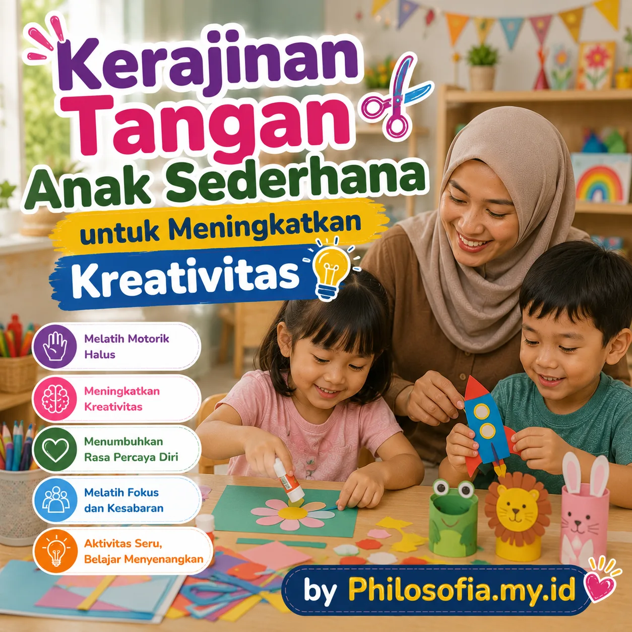 Kerajinan Tangan Anak Sederhana untuk Meningkatkan Kreativitas